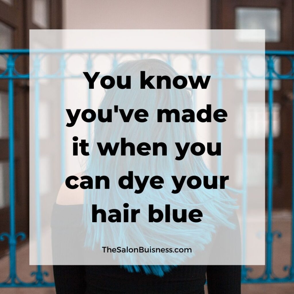 Blue Hair Quotes