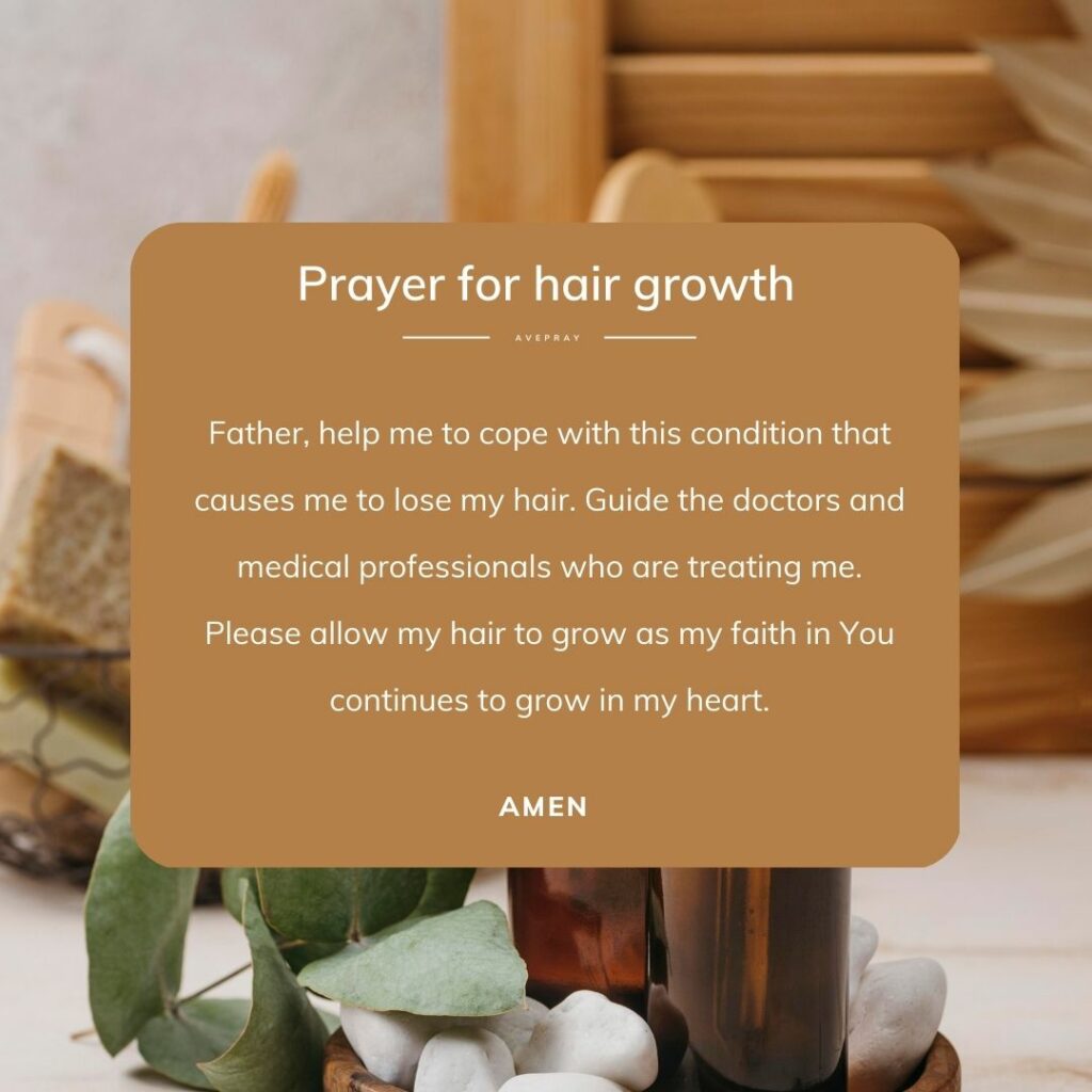 Prayer for Hair Loss