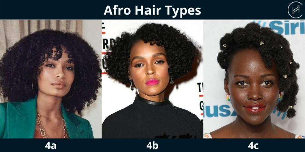 African American Hair Types 4A 4B 4C